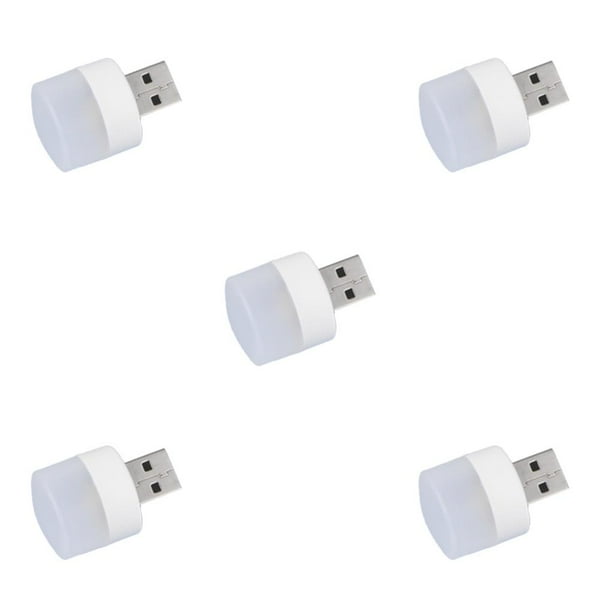 Inteprter Dispositivo de iluminación de lámpara con enchufe USB, Banco de energía de mesa, ordenador móvil, lámparas LED pequeñas para libros, luz de Type2 NO2