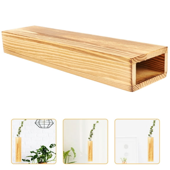 Worgeous Hanging Basket Plants Wood Rustic 1Pack