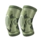 thumbnail image 1 of Rodilleras de punto con diseño de camuflaje a prueba de frío, muy elásticas, antideslizantes, para deportes de otoño e invierno, color verde, 1 of 6