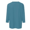 thumbnail image 7 of Delayuji Women's Long Sleeve Cardigan Button Down Solid Color Fashion Casual 3/4 Sleeves Cardigans Sweater For Women, 7 of 7