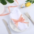 thumbnail image 5 of NOGIS Orange Gingham Ribbon, 0.4 inch x 50Yd Orange and White Thin Crafts Ribbon Buffalo Checker Ribbons for Hair Accessories Picnic School and Birthday Gift Wrapping, 5 of 7
