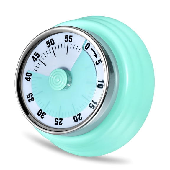 GJX 60-Minute Visual Countdown Timer,Classroom Visual Timer for Kids and Adults,Durable Mechanical Kitchen Timer Clock with Magnetic Backing