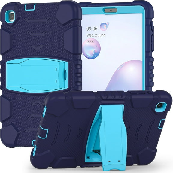 XYX Case for Samsung Galaxy Tab A 8.4 inch (SM-T307/SM-T307U), Dual Layer Slim Heavy Shockproof Rugged Protective Cover Case with Kickstand (Navy Blue)