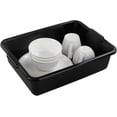 thumbnail image 4 of Fiazony 8 L Small Commercial Tote Box, Rectangle Utility Bus Tubs, 4-Pack, Black, 4 of 7