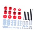 thumbnail image 4 of Kit de buje de montaje de carrocería 4.4123r Piezas de reparación de accesorios resistentes Rojo, 4 of 8