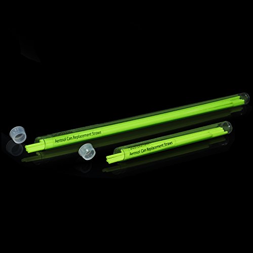 Shopstraw Ss 510 Combo Pack Aerosol Can Replacement Straws 5 10 Neon Green 20 Count Walmart Com