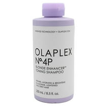 Olaplex No.4P Blonde Enhancer Toning Shampoo For All Blonde, Lightened, and Grey Hair 250ml/8.5oz