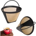 thumbnail image 1 of Filtros de café reutilizables zhang ming Acero inoxidable con mango PP, 1 of 5