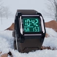thumbnail image 3 of Reloj electrónico digital cuadrado para estudiantes, reloj electrónico luminoso para deportes al aire libre y montañismo, 3 of 6