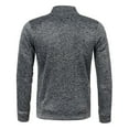 thumbnail image 4 of Kureaily Men's Full Zipper Casual Stand Collar Sweater Knit Long Sleeve Sweater, 4 of 4