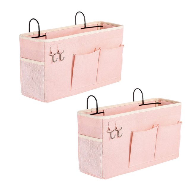 Monstrate Bolsa de almacenamiento para cabecera de cama, 2 piezas, Universal, con múltiples bolsillos, para sofá, organizador colgante, Almacenamiento y organización del hogar Tipo 4