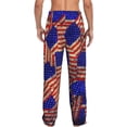 thumbnail image 6 of Mens Pajama Pants, Vintage USA Flag Soft Sleep & Lounge Pants for Men, Cuteness Casual PJ Bottoms Pants with Pockets, 6 of 7