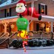 thumbnail image 1 of Papá Noel inflable navideño OurWarm de 8 pulgadas con luces LED, 1 of 7