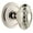 Polished Nickel, variant on Grandeur Cirgvc_Prv_238 Circulaire Solid Brass Rose Privacy Door Knob Set - Brass