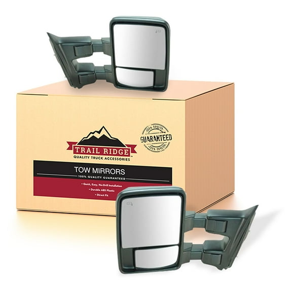 Trail Ridge Side Mirror Set For 2011-2013 Ford F-250 F-350 F-450 Super Duty TR00249