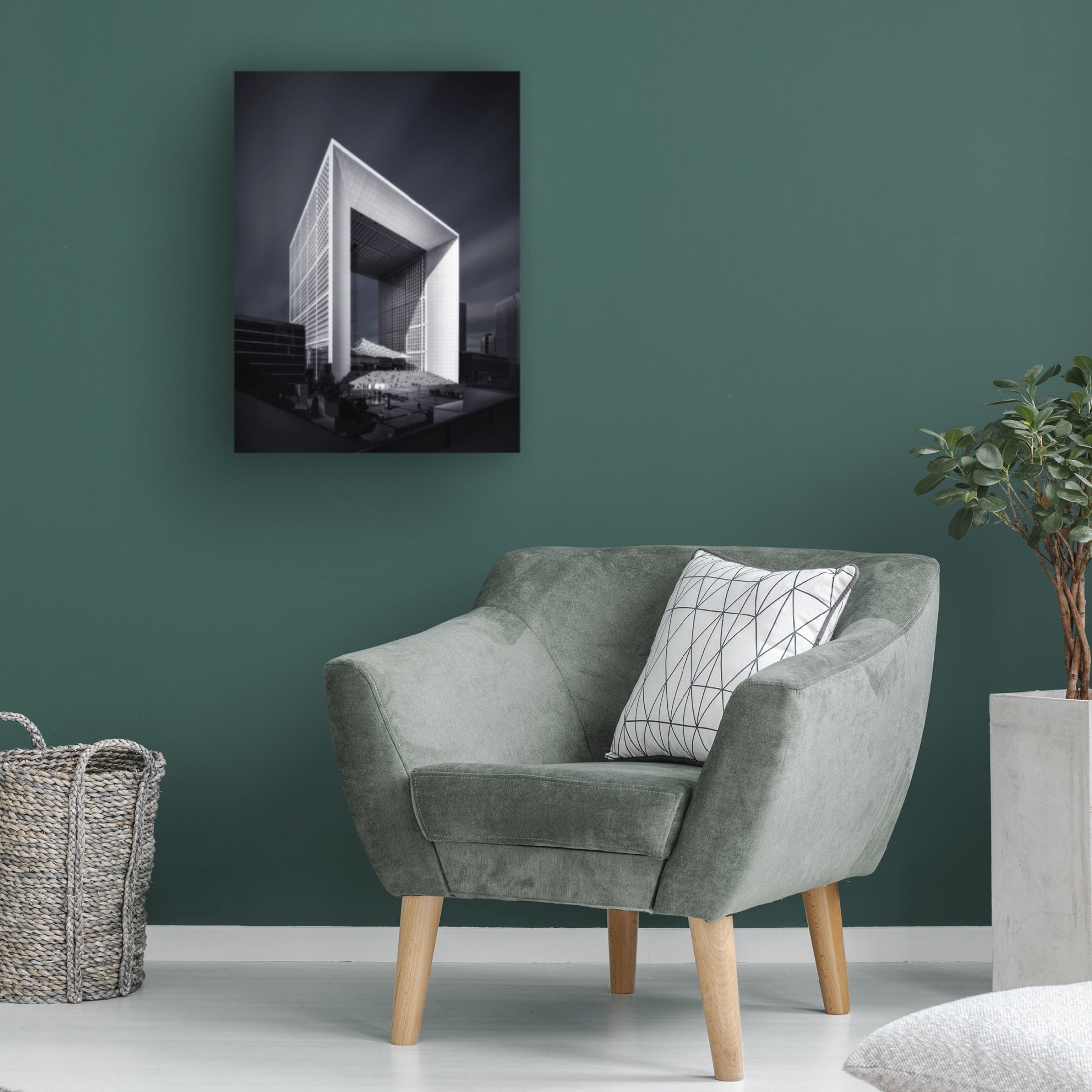 Trademark Fine Art Ute Scherhag La Grande Arche Ii Canvas Wall Art