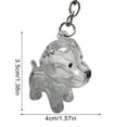 thumbnail image 3 of Keychain For Collecting Dog Hair, Adorable Pet Shape Hair Collector, Creative Gifts For Dog Lovers, 3 of 5