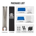 thumbnail image 2 of CROWN SHADES 5x5 Pop Up Canopy Tent Outdoor Canopy Tent Slanted Leg Instant Shelter with Carry Bag Blue, 2 of 7
