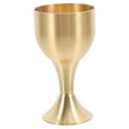 thumbnail image 1 of Copa de aleación de cobre, copa de vino, copa de licor antigua, copa de vino de Metal, copa Retro, 1 of 6