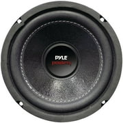 Pyle PLPW6D 6In 600W Dual 4 Ohm Car Audio Stereo Speaker Subwoofer, Black