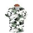 thumbnail image 1 of Styesk T-Shirts pour Homme Chemise à Col à Revers à Manches Courtes Imprimée Camouflage à la Mode pour Hommes, 1 of 5