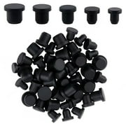 50Pack Multi-Size Silicone Stoppers, Safe Leak-Proof Plugs for Kitchen Containers, Jars, Lab Use