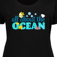 thumbnail image 4 of Inktastic All About the Ocean Women's Plus Size T-Shirt, 4 of 5