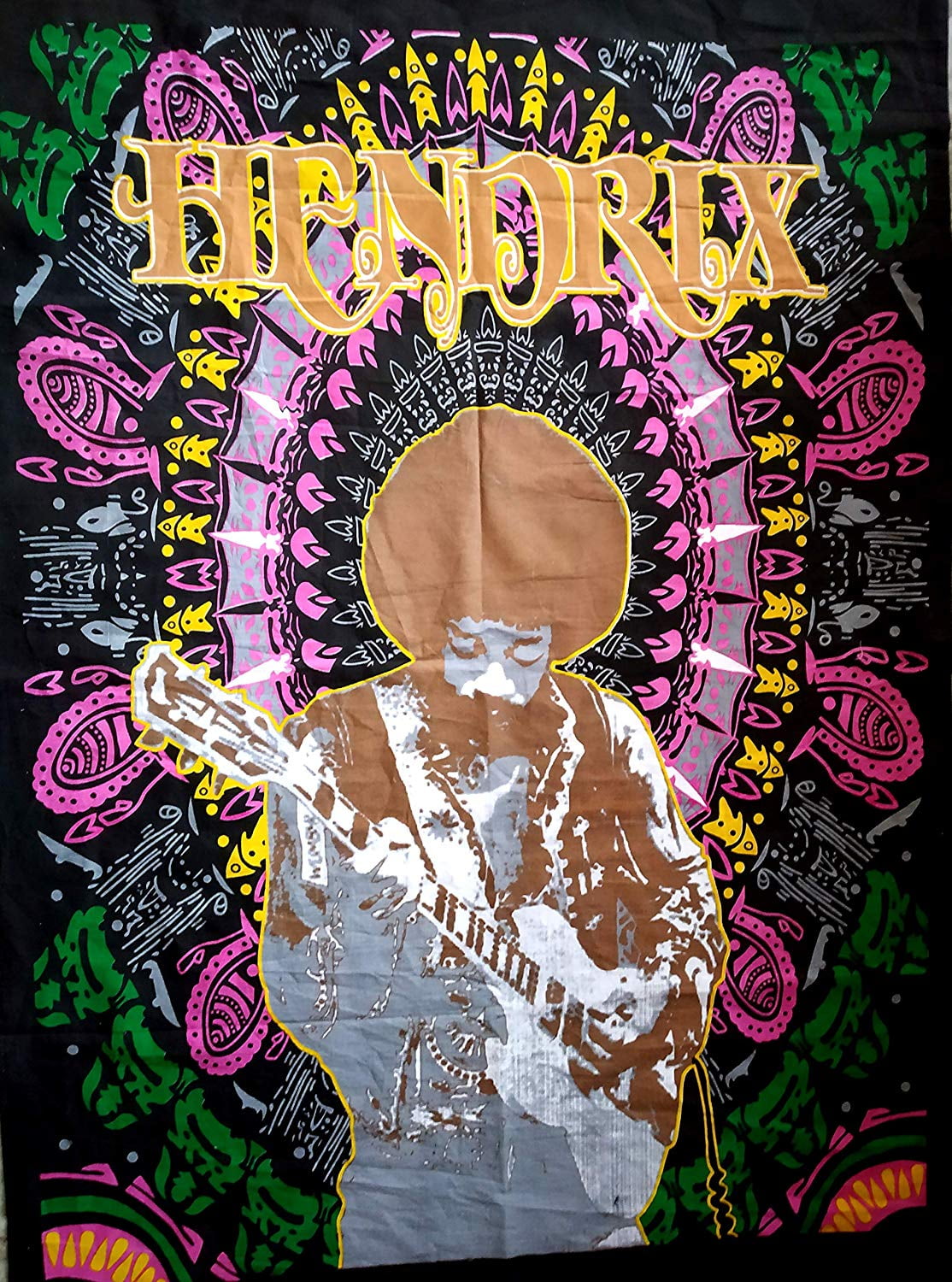 Indian Mandala Tapestry Wall Hanging Decor Hippie Boho Hendrix Yoga Mat Poster 