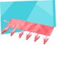 thumbnail image 4 of unbranded De Tela Plegable Ajustable Con 6 Clips Para Ropa En Casa Y Viaje, 4 of 8