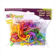 Silly Bandz Rubber Bands - Zoo Shapes 24-Pack