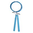 thumbnail image 2 of Cuerda de r ajustable con mango de aleación (longitud 9.8 pies) - Gran equipo de fitness apto para hombres y mujeres gimnasio ejercicio en casa Azul Soledad Cuerda saltar, 2 of 9