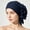 Navy, variant on HuangHuanChen Womens Ruffled Turban Head Wrap Soft Stretchy Chemo Turban Hats for Women Elastic Flower Beanie Headwrap Caps Solid Color Elegant Cancer Hair Cover Cap Head Scarf Grey One Size
