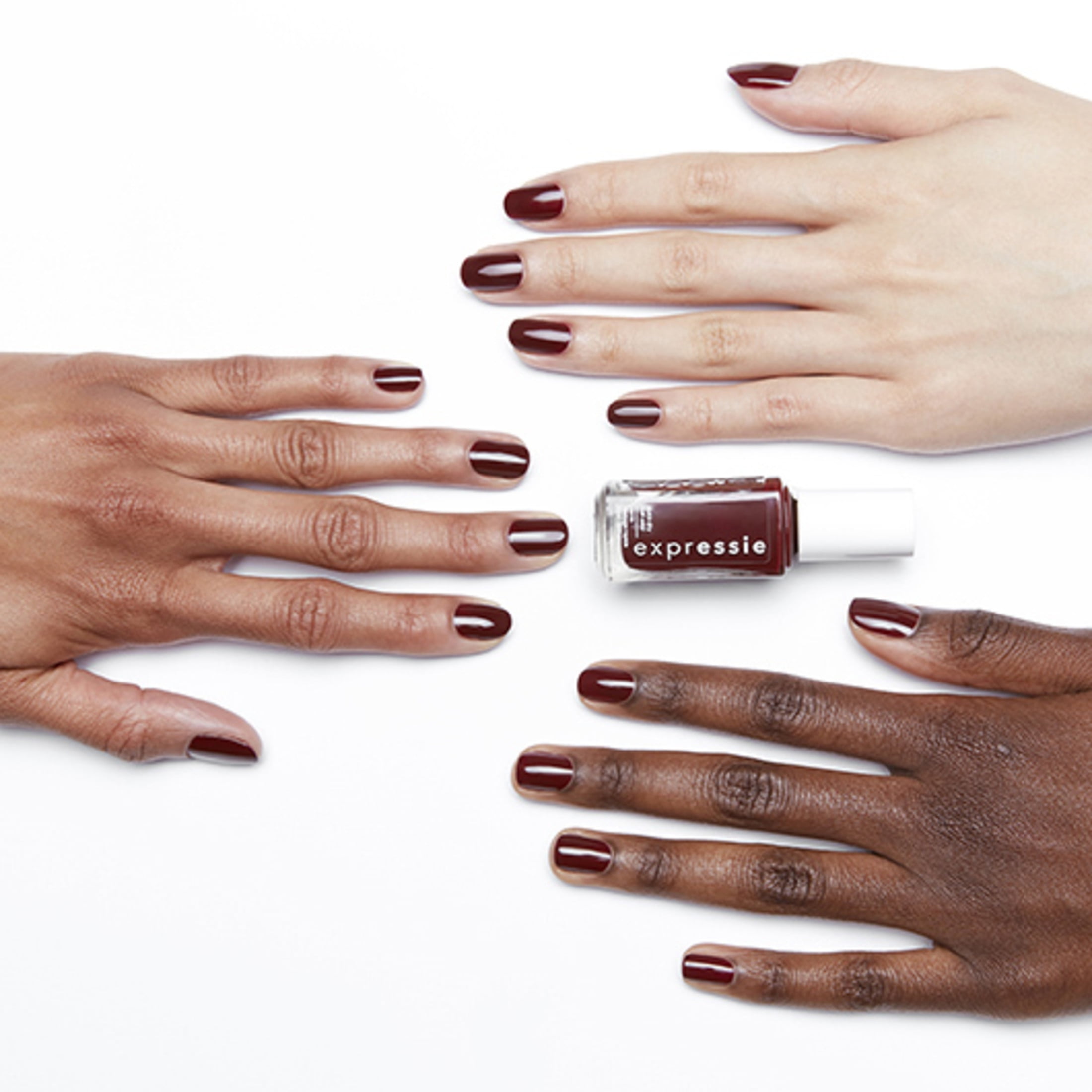 Dark burgundy nail polish Hollyhock - Green Range | Manucurist – Manucurist  UK