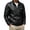 Black, variant on WIZUTIZ Men's Leather Jacket Solid Color Motorcycle Vintage Zipper Pocket Long Sleeve Hoodless PU Coat for Winter Casual Daily Outdoor Mens Fashion