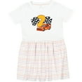 thumbnail image 3 of Inktastic Number Two Race Car Girls Toddler Dress, 3 of 5