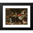 thumbnail image 2 of Adriaen van Utrecht 14x12 Black Modern Framed Museum Art Print Titled - Banquet Still Life (1644), 2 of 5