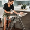 thumbnail image 6 of Chicco Polly Space-Saving Fold Easy Clean Highchair - Taupe (Beige), New, 6 of 9