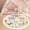 Color 4, variant on Washable Non Slip 4ft Round Rug, Floral Bow Pastel Colors Vintage Charm Circle Area Rugs with Tassels Carpet for Nursery Bedroom Living Room Playroom Tent Rug Tent Castle