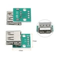 thumbnail image 2 of Uxcell 20 Pcs USB Breakout Board USB 2.0 to Dip Adapter Board Female Sockets 4pin 2.54MM, 2 of 4