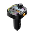 thumbnail image 2 of Ovzne Car Bluetooth Mp3 Player Multi-function Car Charger Fm FM Transmitter Car Charger Fast Charge On Clearance, 2 of 8