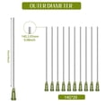 thumbnail image 2 of 20 Pack 14g Industrial Blunt Tip 4 Inch Dispensing Needle for Refilling Liquid Inks Adhesive Glue Oil(14GA,Green), 2 of 5