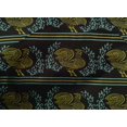 thumbnail image 4 of oneOone Cotton Cambric Fabric Stripe|Leaves & Hen Block Printed Fabric 1 Yard 56 Inch Wide, 4 of 4