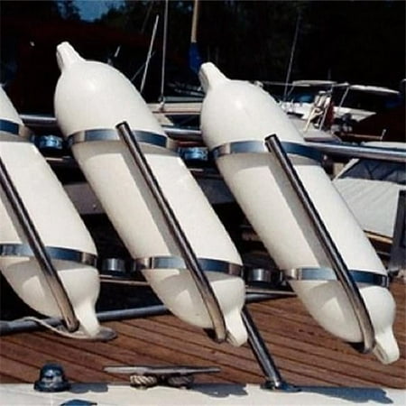 UPC: 0040011323095 | Taylor Made TAM3009 7-9 in. Stainless Steel Rail Mount Triple 3 Fender Unit Rack