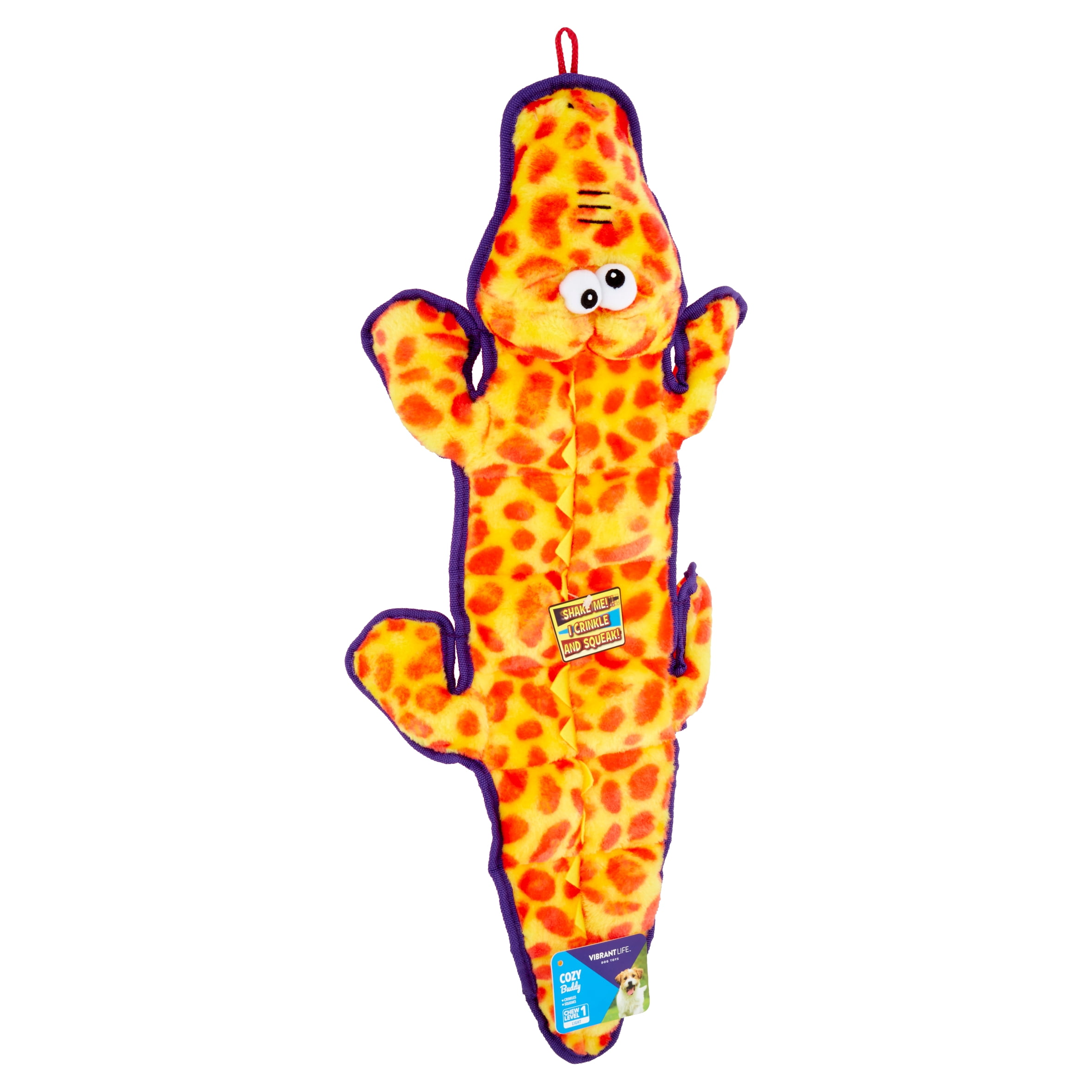 Vibrant Life Cozy Buddy Dog Toy, Characters May Vary, Chew Level 1