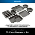 thumbnail image 7 of Ninja Foodi NeverStick Premium 10-Piece Bakeware Set, Aluminum, Oven Safe, 7 of 7