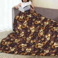 thumbnail image 6 of Sikiie Sunflowers with Skull and Hand Ultra-Soft Micro flannel Blanket Luxury All Seasons Warm Blanket for Bedding Sofa and Travel (4 sizes)-80"x60", 6 of 7