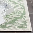 thumbnail image 4 of SAFAVIEH Machine Washable Rug Indoor/Outdoor Bermuda Collection - Bermuda Kingston Floral Indoor/Outdoor Runner Rug, Ivory/Green, 2' x 8', 4 of 6