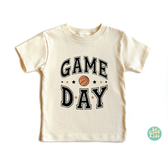 Game Day Basketball Toddler Shirt - Spring Sports Children'S Tee - Boy Girl Toddler Youth Kids Clothing TODDLER SHORT SLEEVE TEE BELLA CANVAS 3001T