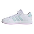 thumbnail image 4 of Tenis Niña adidas Grand Court 2.0 Blanco Verde Menta Streetwear Sneakers Original Infantil Infante verde 17.5 MX, 4 of 10