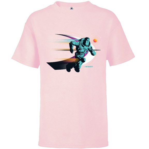 Disney and Pixar’s Lightyear Buzz Lightspeed - Short Sleeve T-Shirt for Kids - Customized-Soft Pink